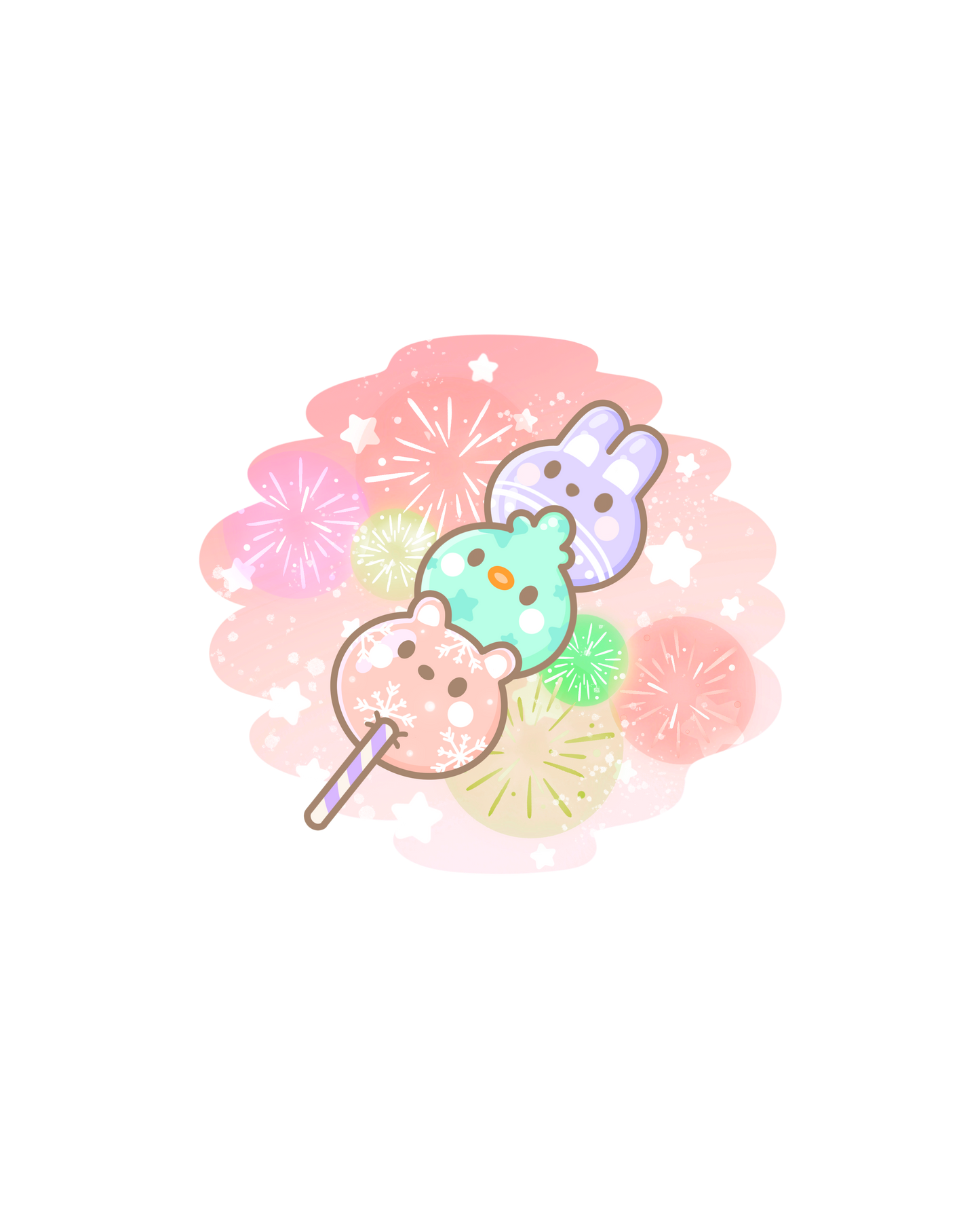 Starry Burst Sticker Flakes