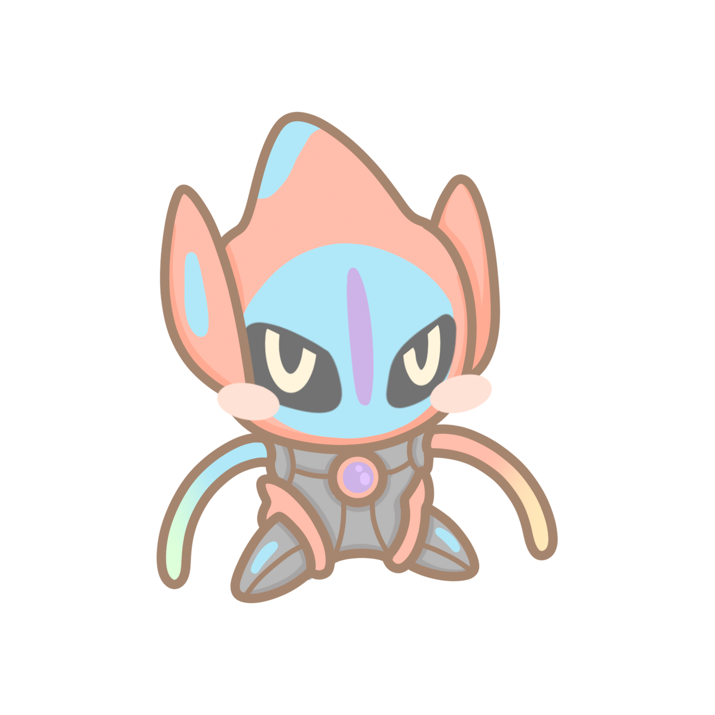 Jirachi & Deoxys Sticker Flakes