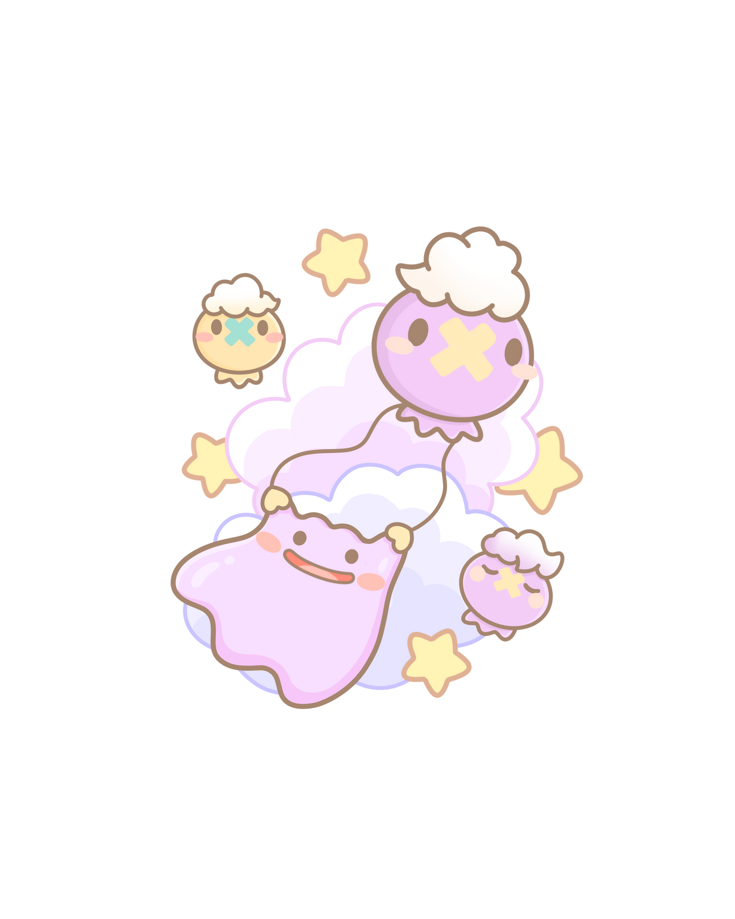 Pokopia Sticker Flakes
