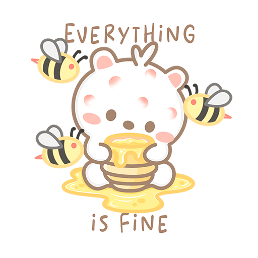 Everything is Fine Sticker Flakes