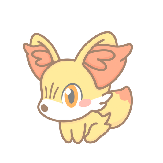 Fennekin, Froakie & Chespin Sticker Flakes