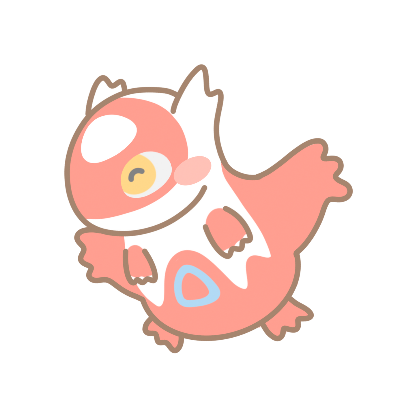 Latios & Latias Sticker Flakes