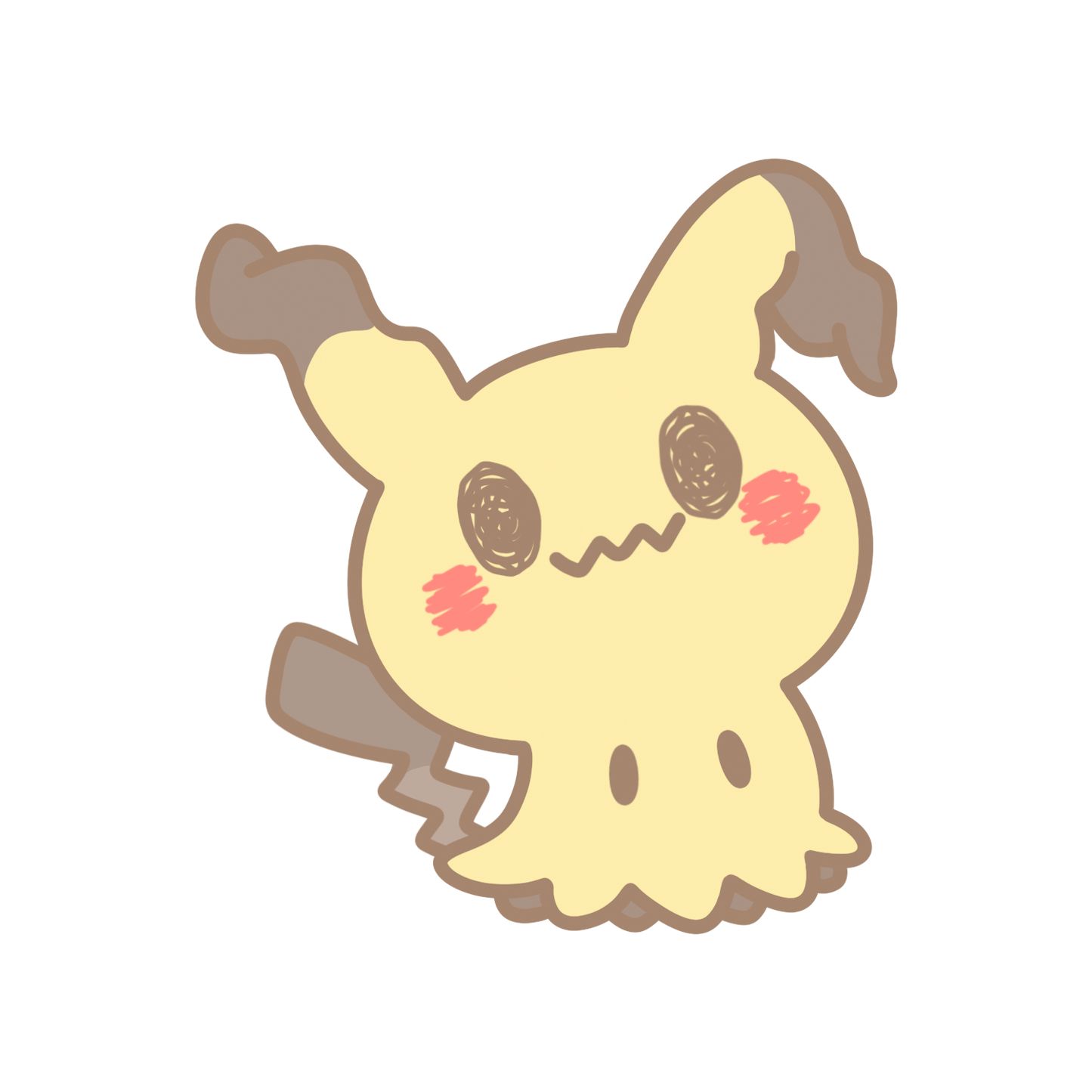 Mimikyu Sticker Flakes