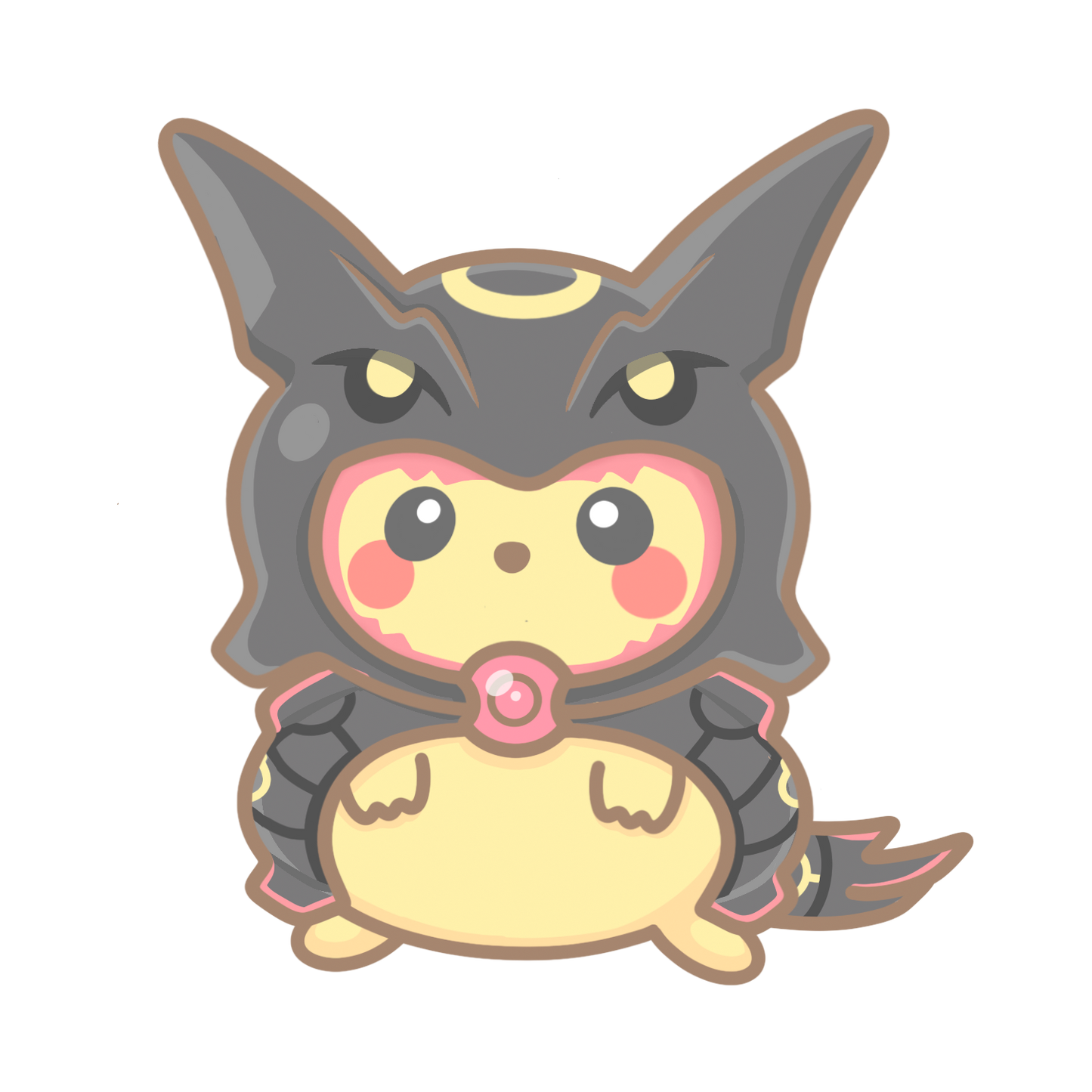 Poncho Pika Sticker Flakes