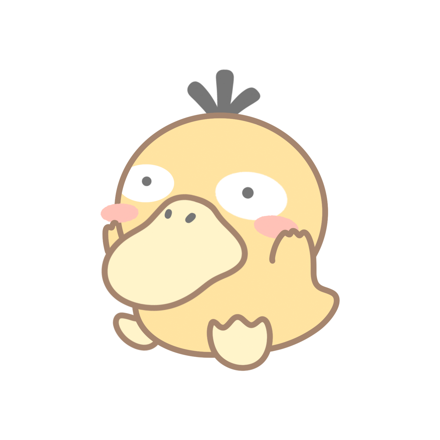 Psyduck & Slowpoke Sticker Flakes