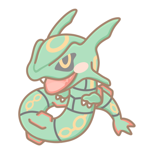 Rayquaza, Groudon & Kyogre Sticker Flakes