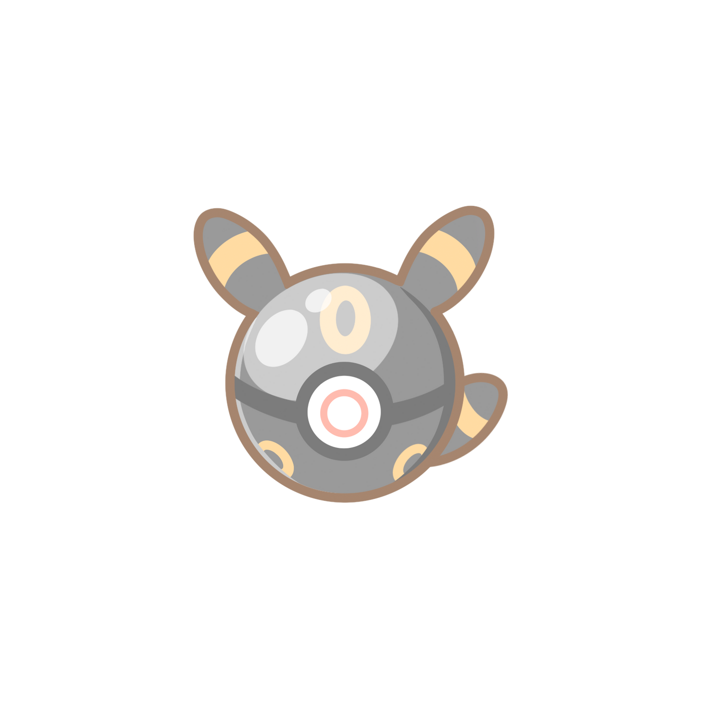 Eeveelutions Pokeball Sticker Flakes