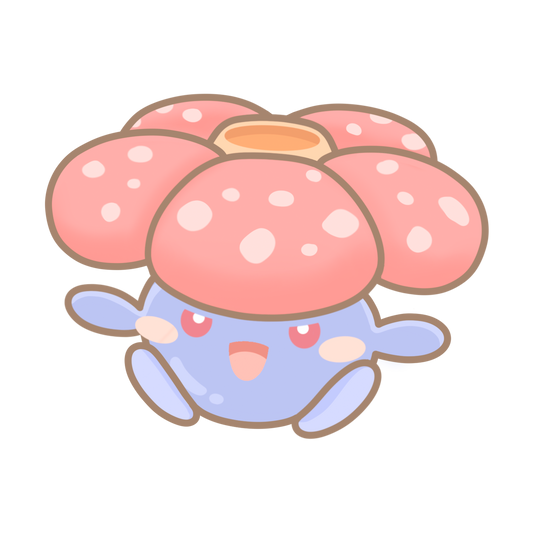Vileplume, Gloom & Oddish Sticker Flakes