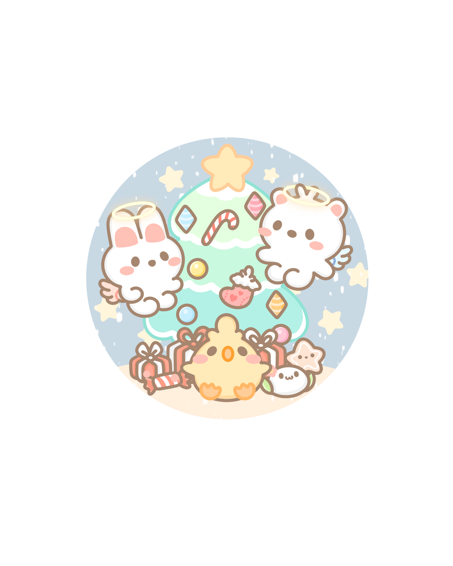 Christmas Sticker Flakes