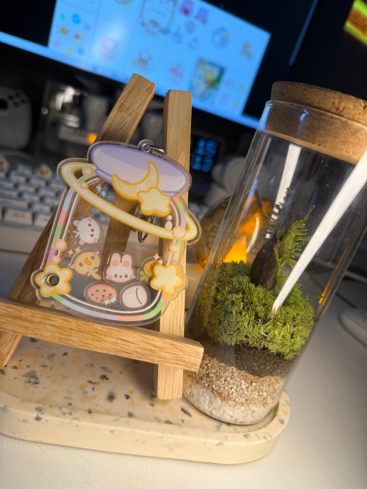 Starry Jar Shaker Charm