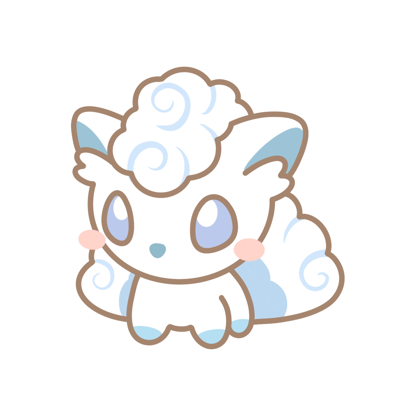 Vulpix & Ninetales Sticker Flakes