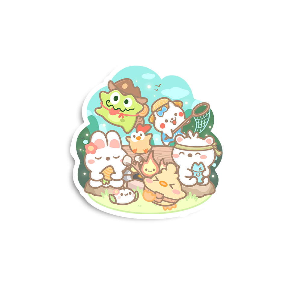 Artsobi Tiny Forest Dachi Trio Special Sticker Flake