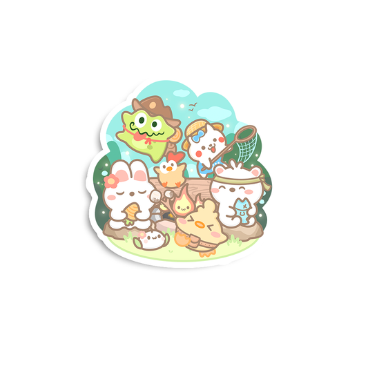 Artsobi Tiny Forest Dachi Trio Special Sticker Flake