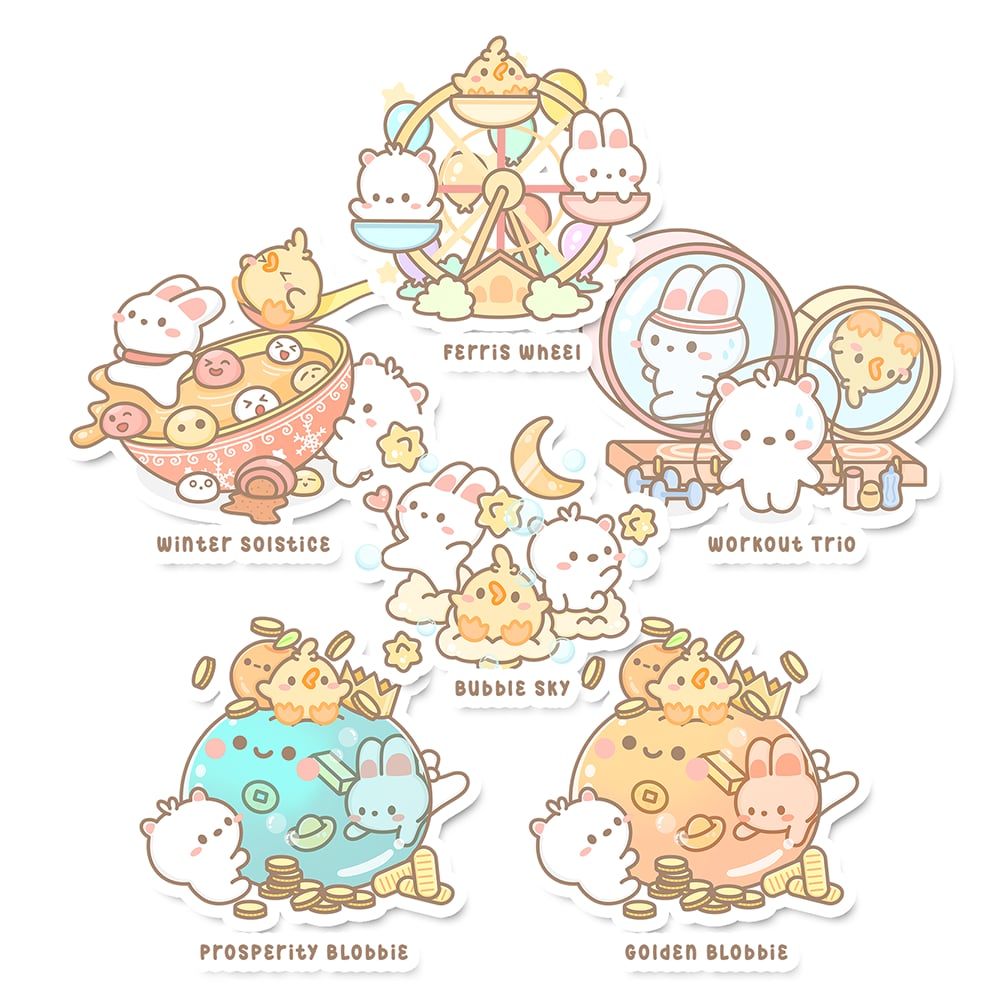 Assorted Sticker Flakes
