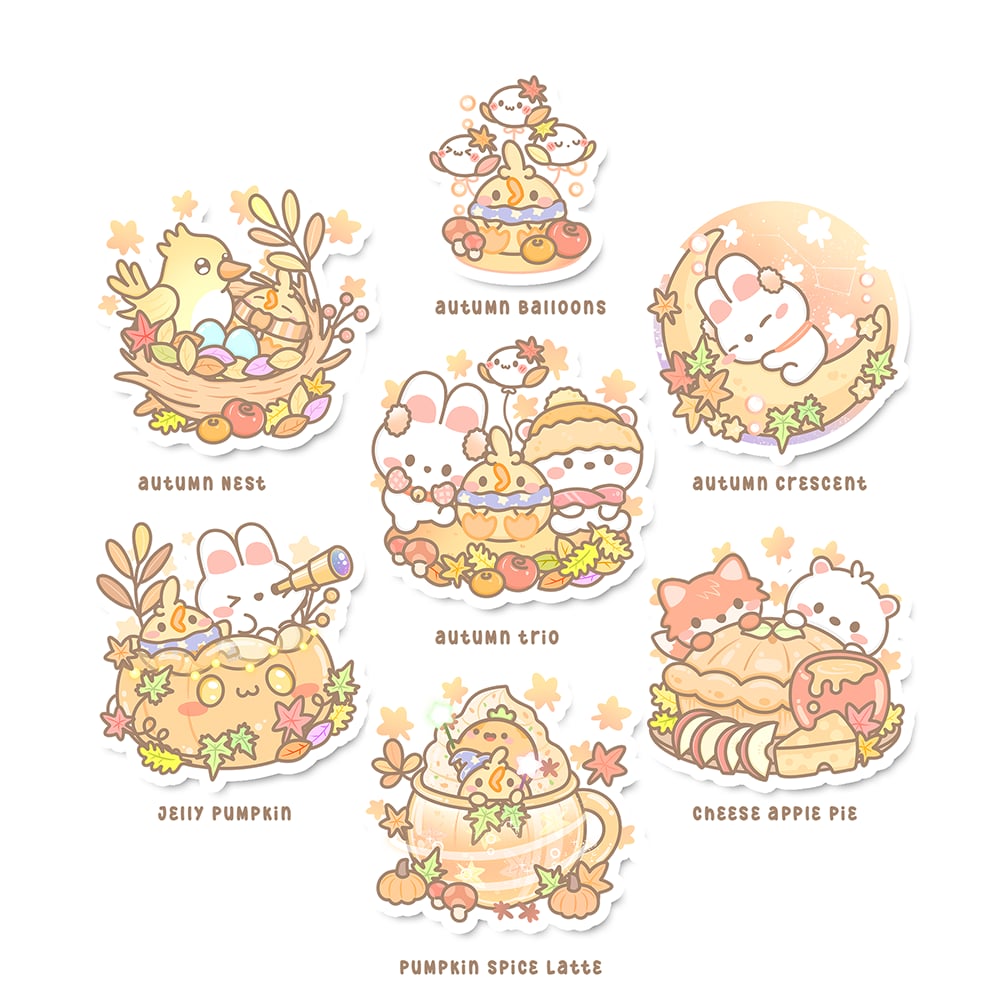 Autumn Aura Sticker Flakes