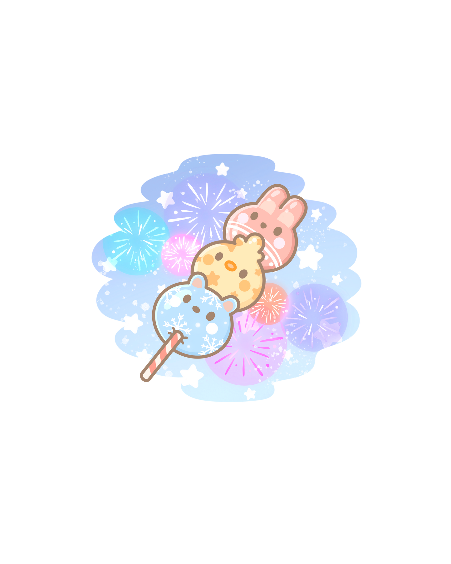 Starry Burst Sticker Flakes