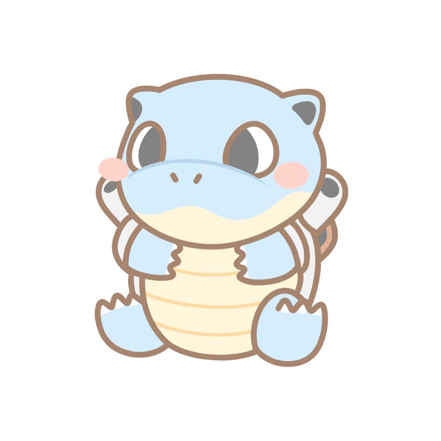 Blastoise, Charizard, Venusaur, Squirtle, Charmander & Bulbasaur Sticker Flakes