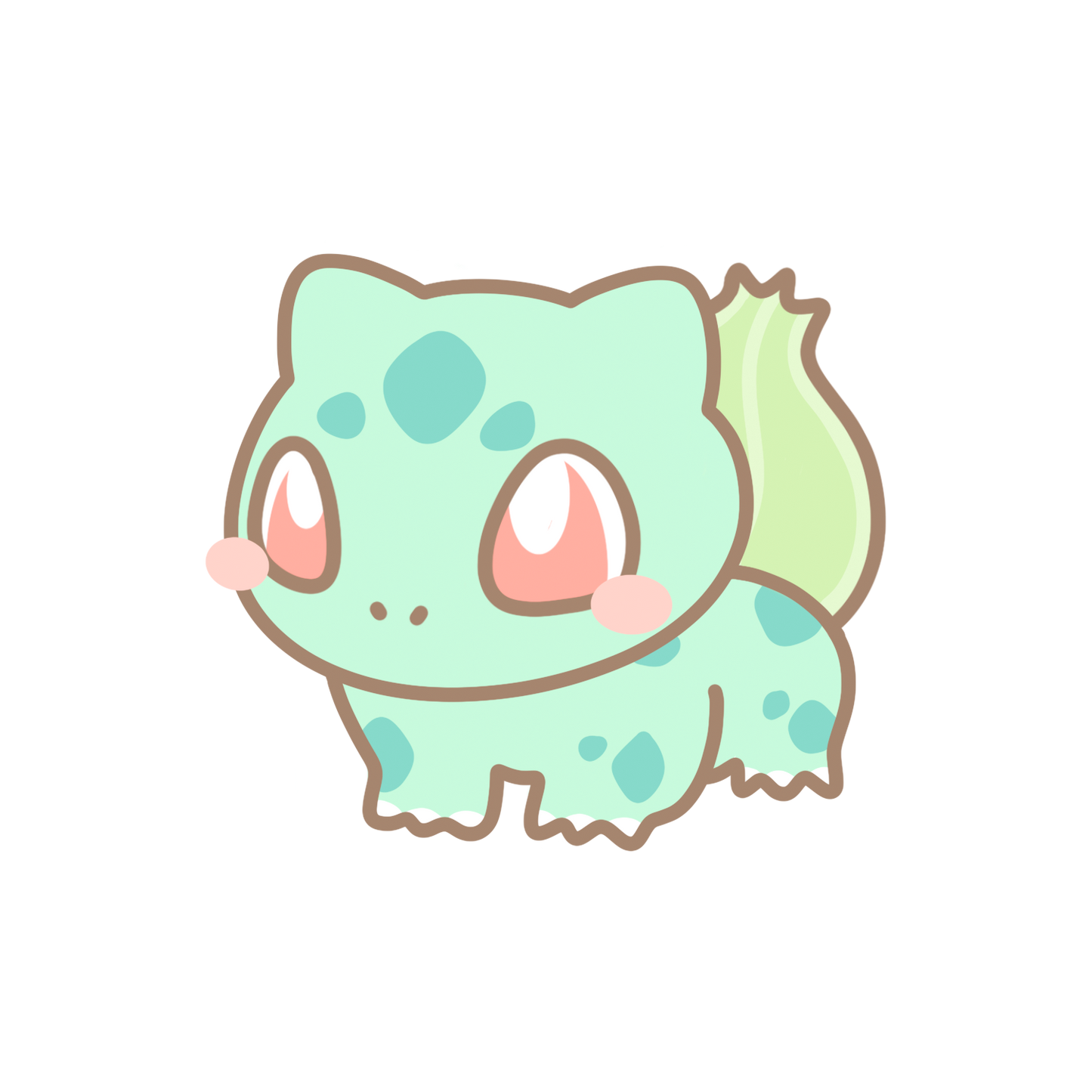 Blastoise, Charizard, Venusaur, Squirtle, Charmander & Bulbasaur Sticker Flakes