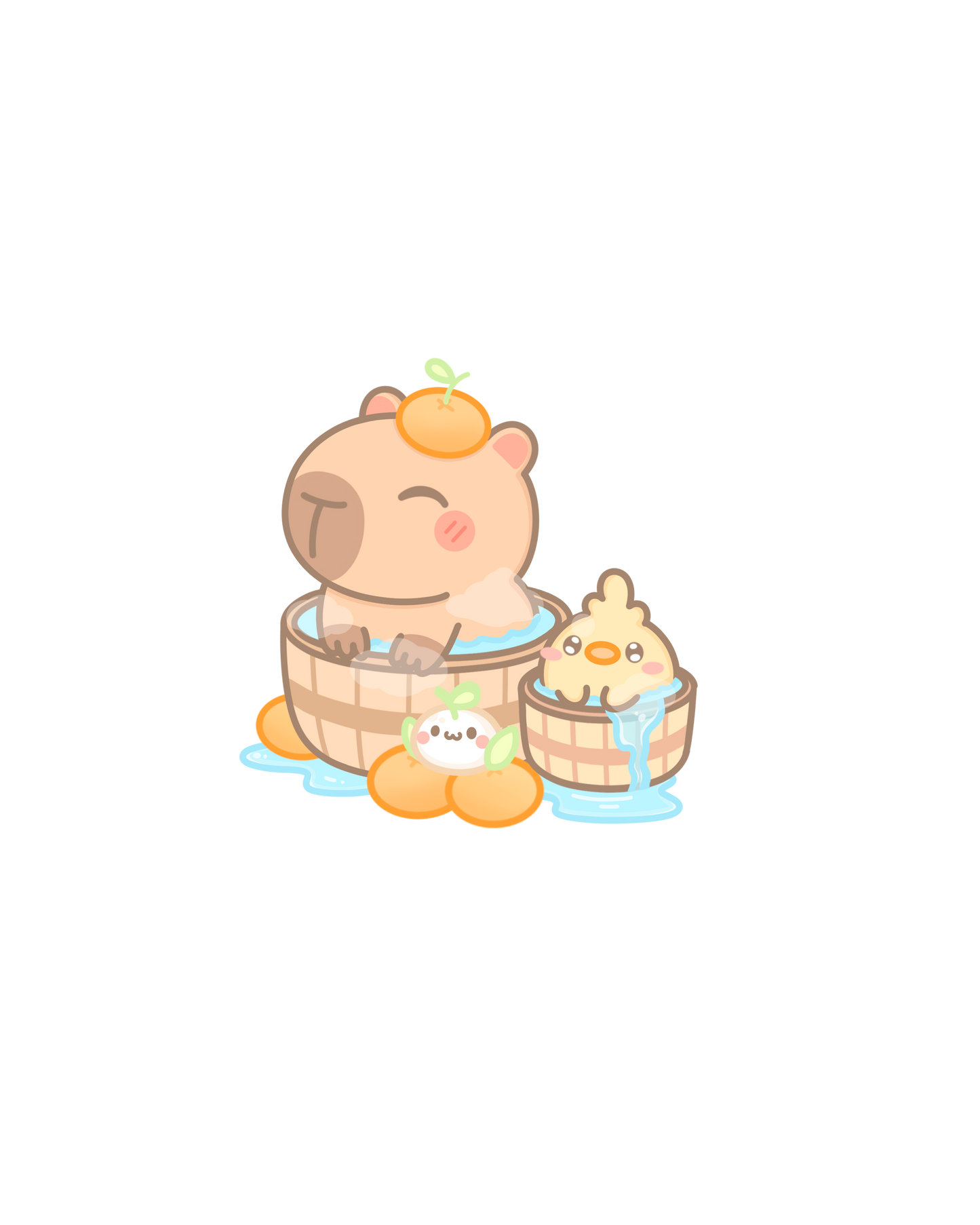 Cuties in Boxies Sticker Flakes