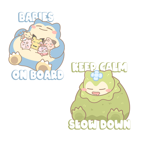 Assorted Car Decals