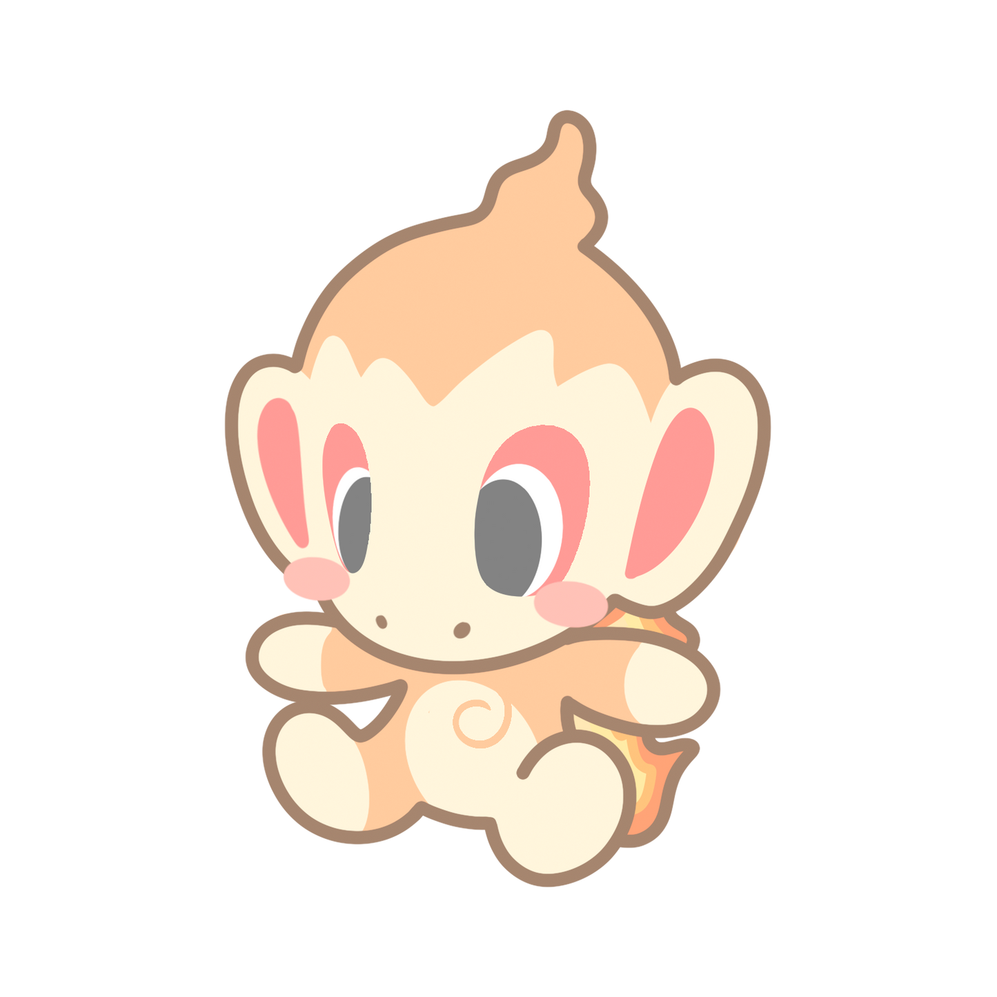 Chimchar, Piplup & Turtwig Sticker Flakes