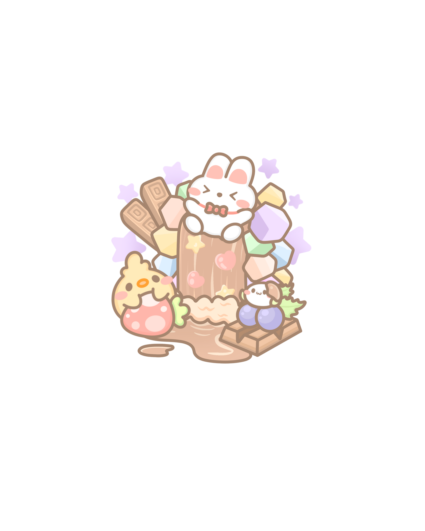 Choco Affection Sticker Flakes