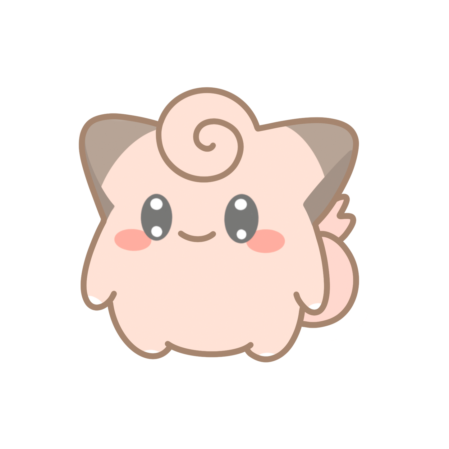 Jigglypuff, Wigglytuff, Clefairy & Clefable Sticker Flakes
