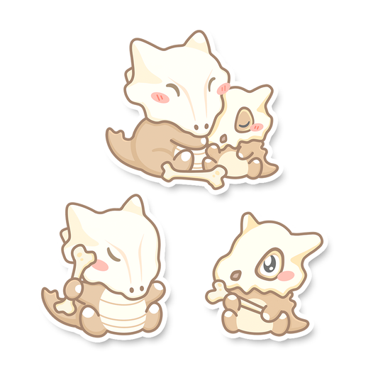 Cubone & Marowak Sticker Flakes
