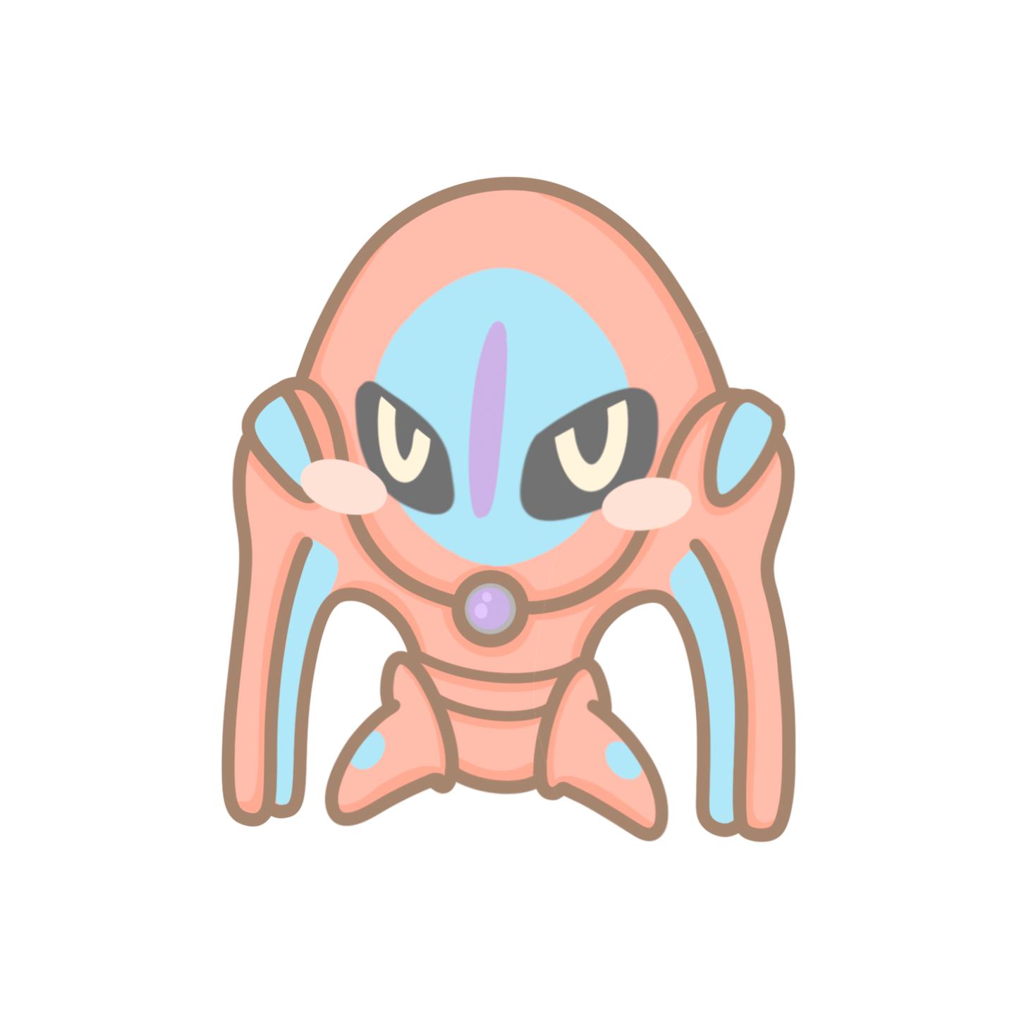 Jirachi & Deoxys Sticker Flakes