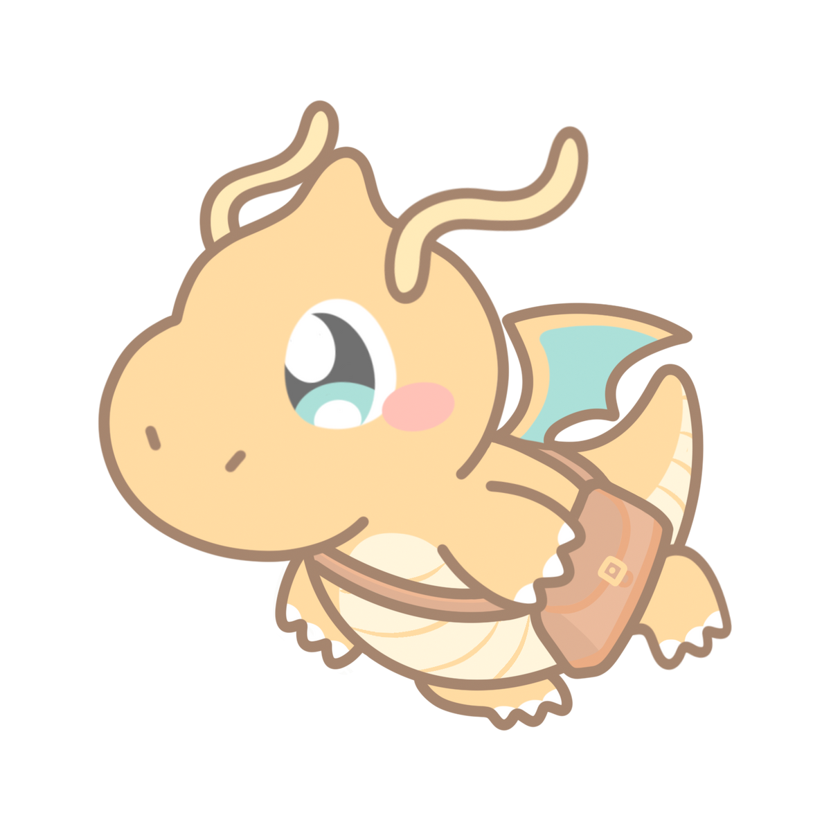 Dratini, Dragonair, Dragonite & Mega Dragonite Sticker Flakes