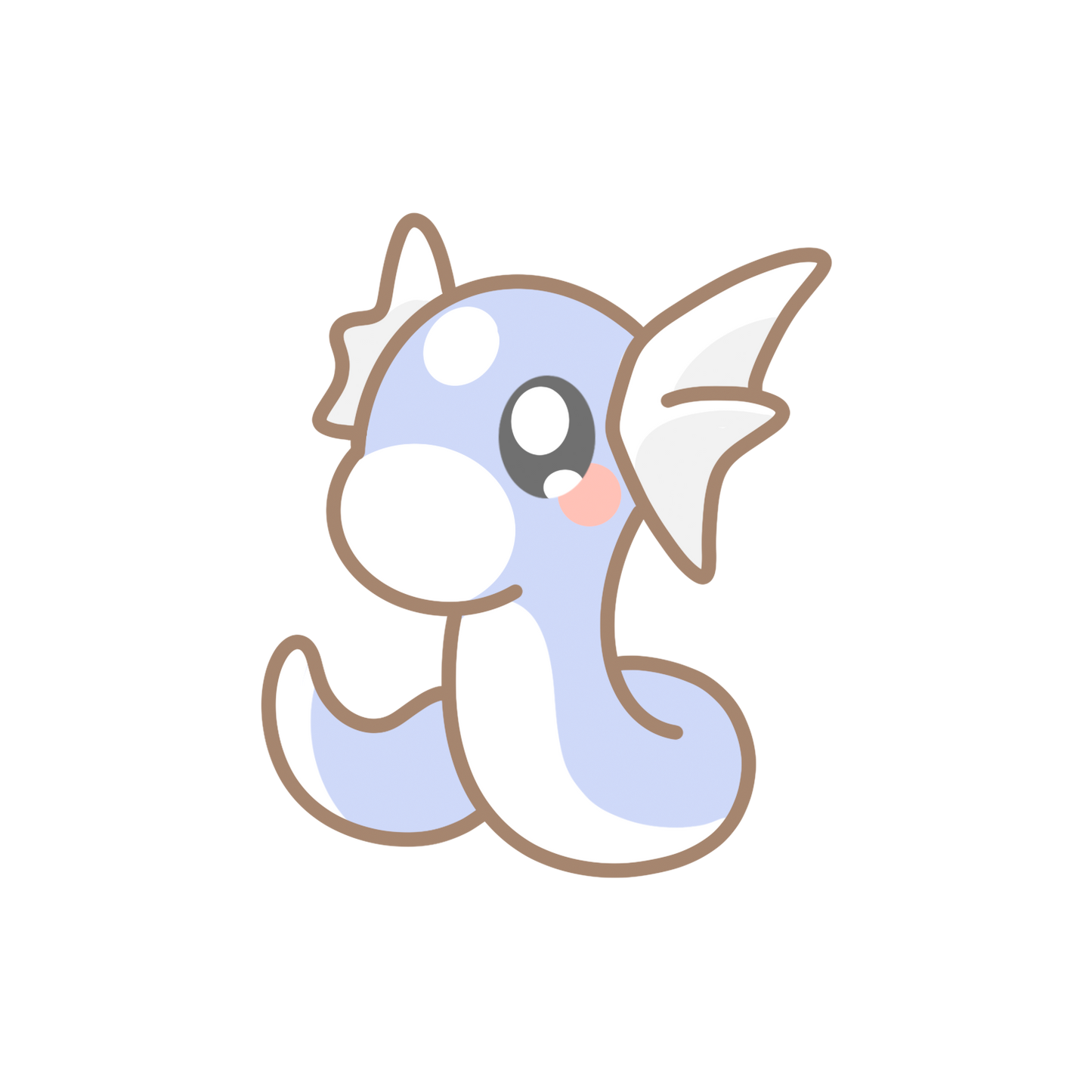Dratini, Dragonair, Dragonite & Mega Dragonite Sticker Flakes