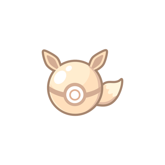 Eeveelutions Pokeball Sticker Flakes