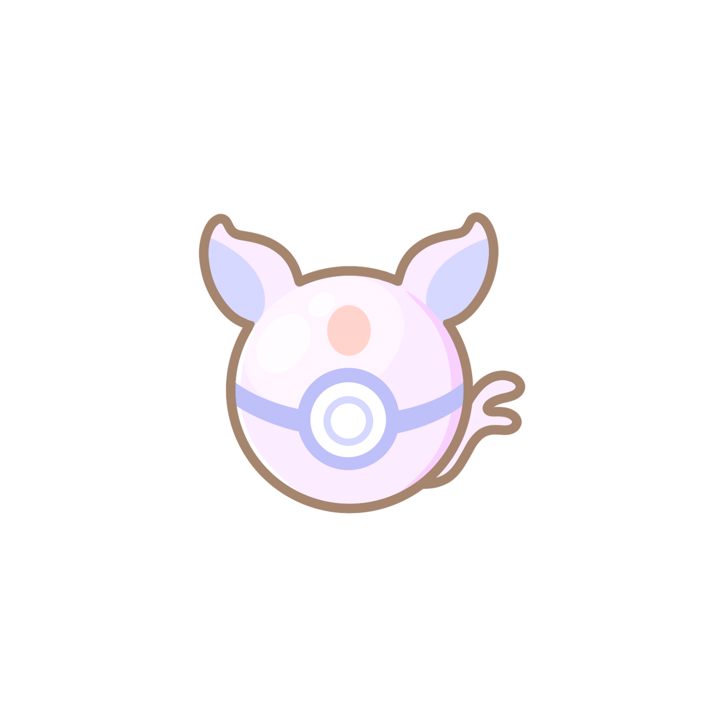 Eeveelutions Pokeball Sticker Flakes