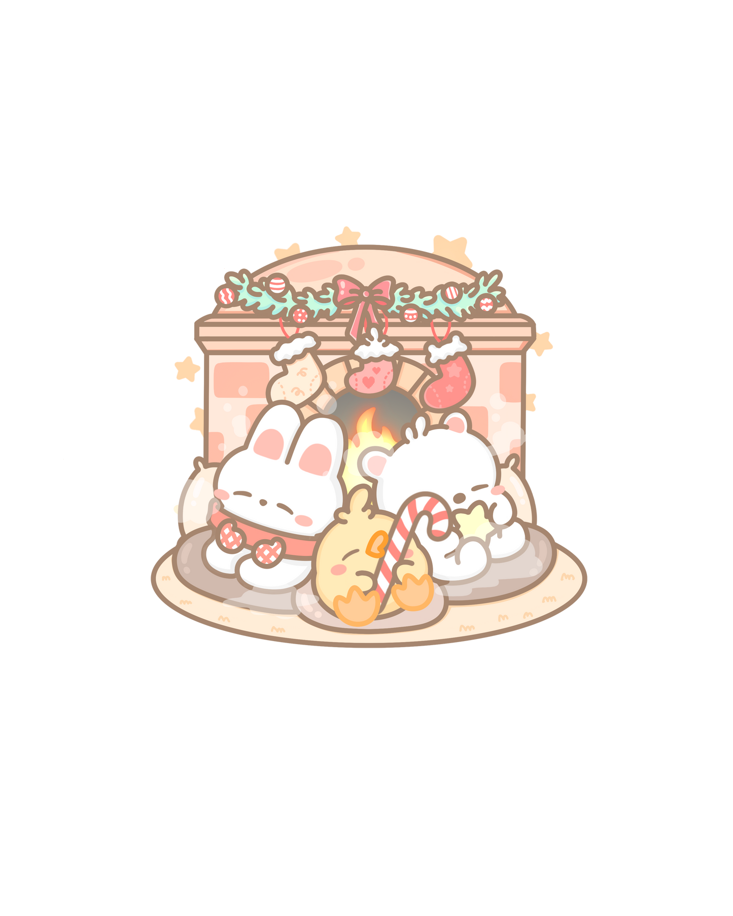 Christmas Sticker Flakes