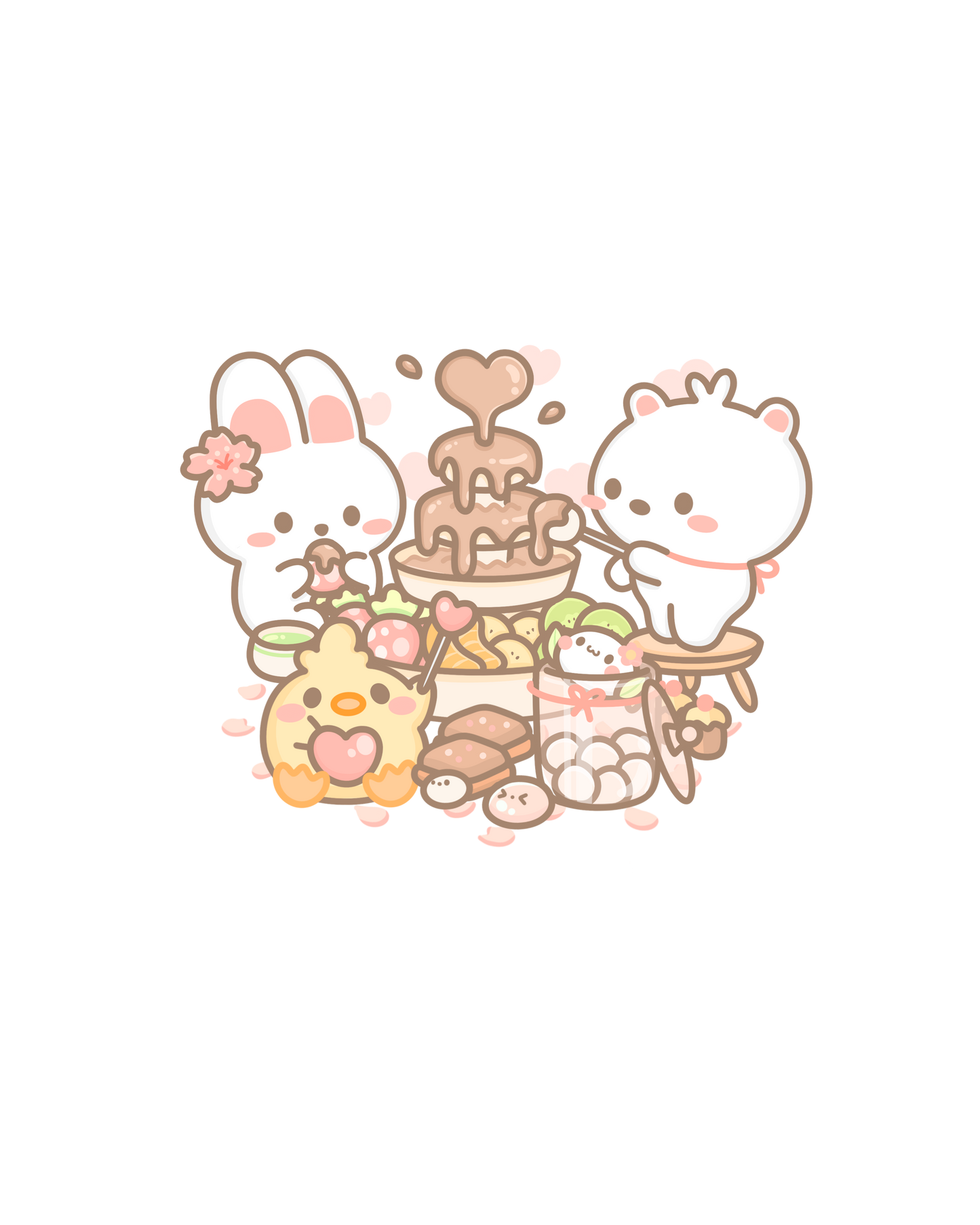 Foodie Party Sticker Flakes