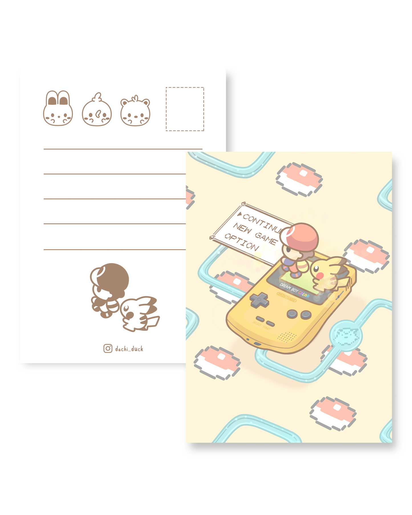 Dachimon Assorted Postcard Prints