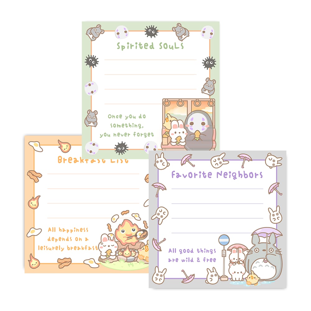 Ghibli Sticky Notes