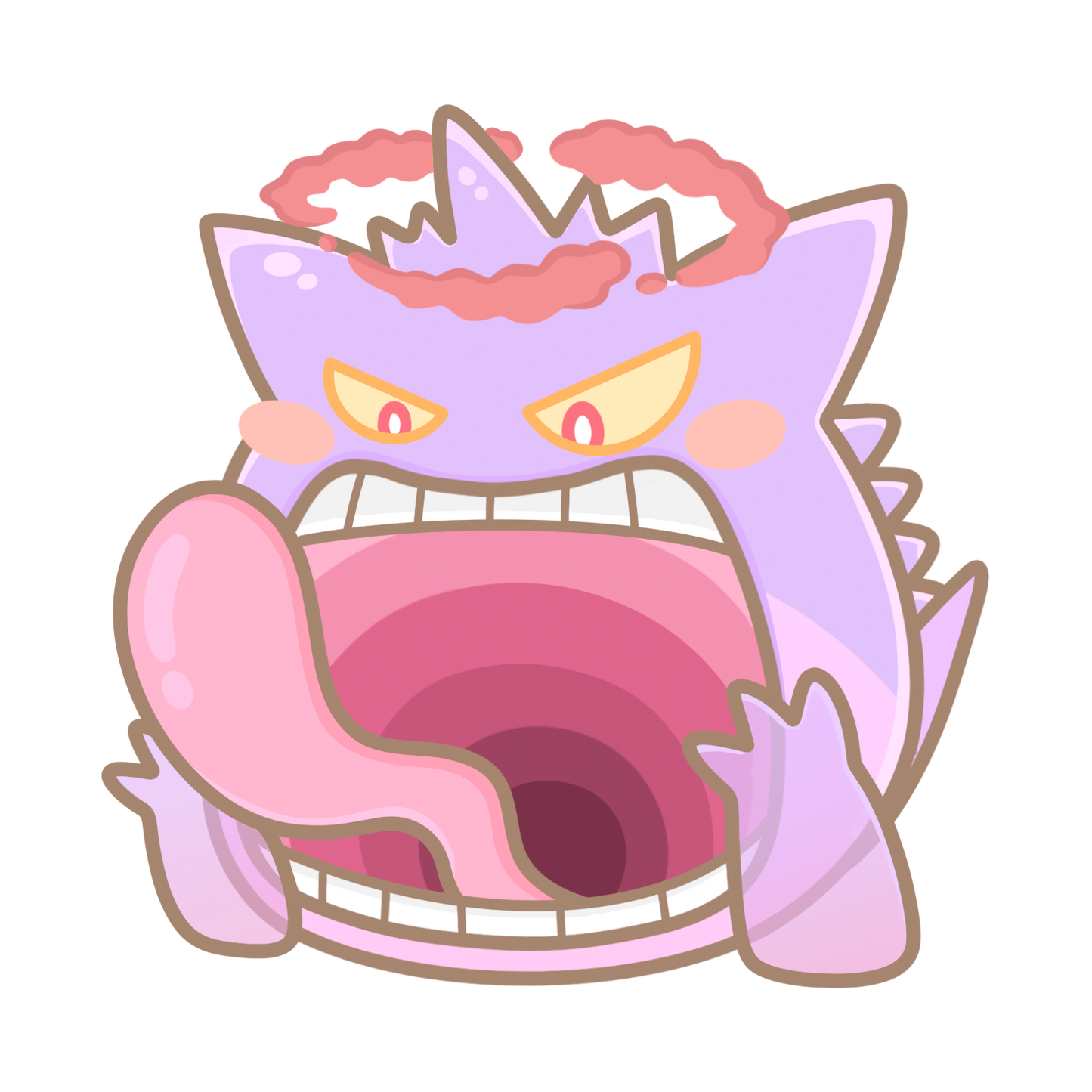 Gigantamax Gengar, Mega Gengar, Espurr, Greavard & Litwick Sticker Flakes