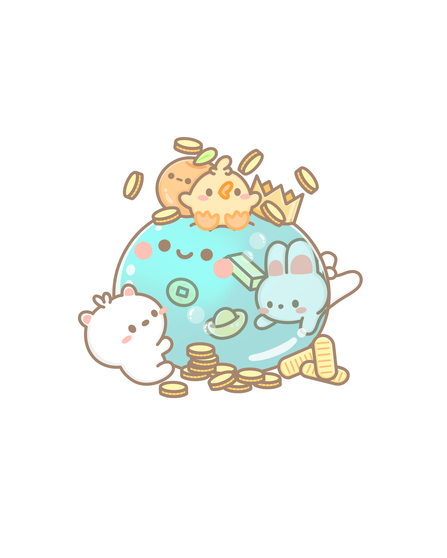 Assorted Sticker Flakes