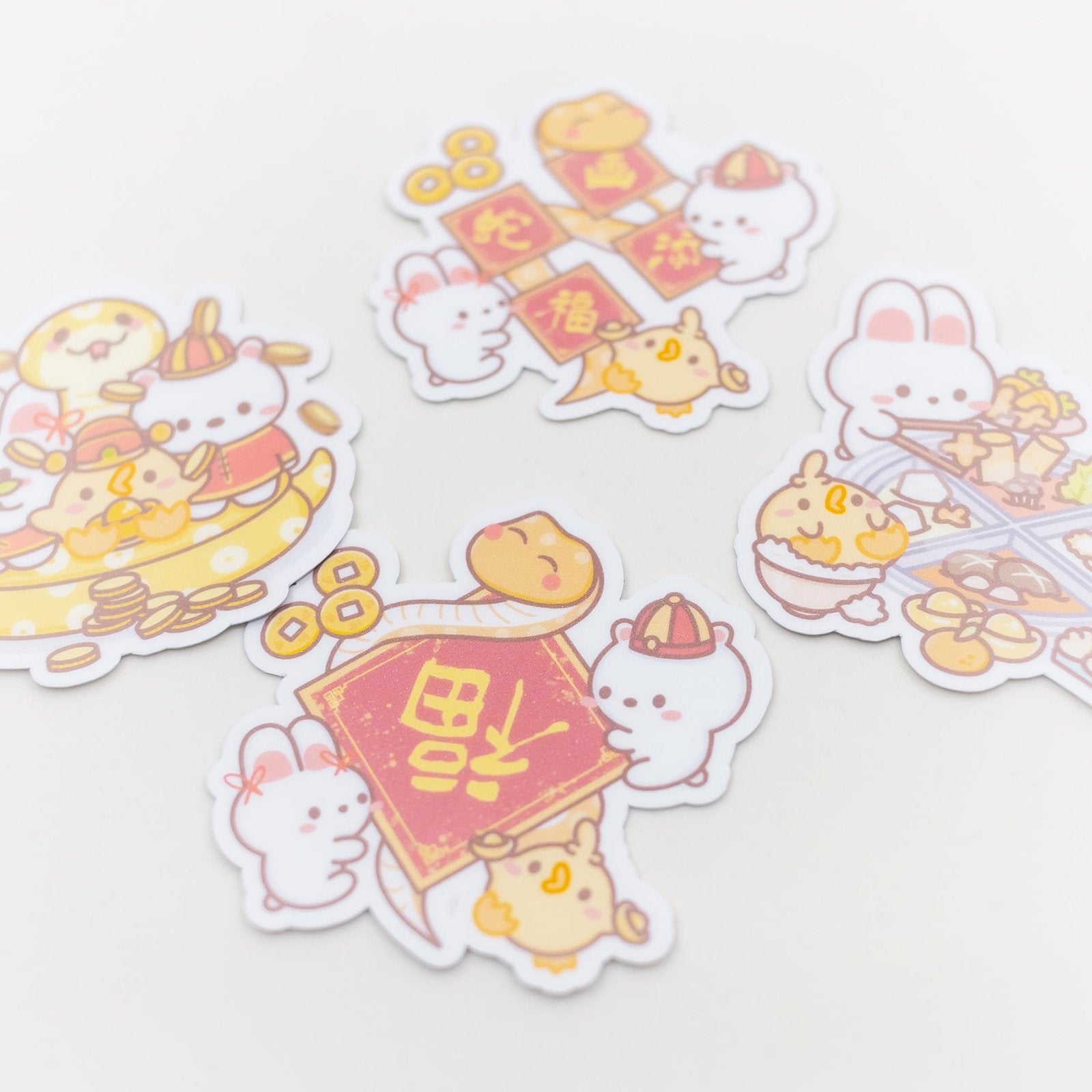 Snake Year Sticker Flakes