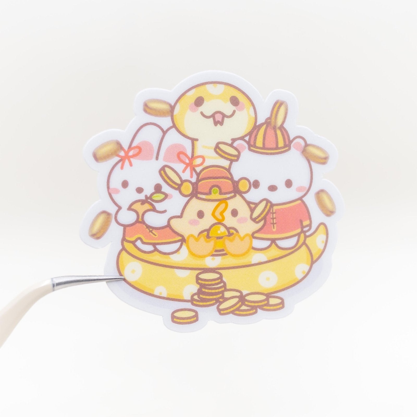 Snake Year Sticker Flakes