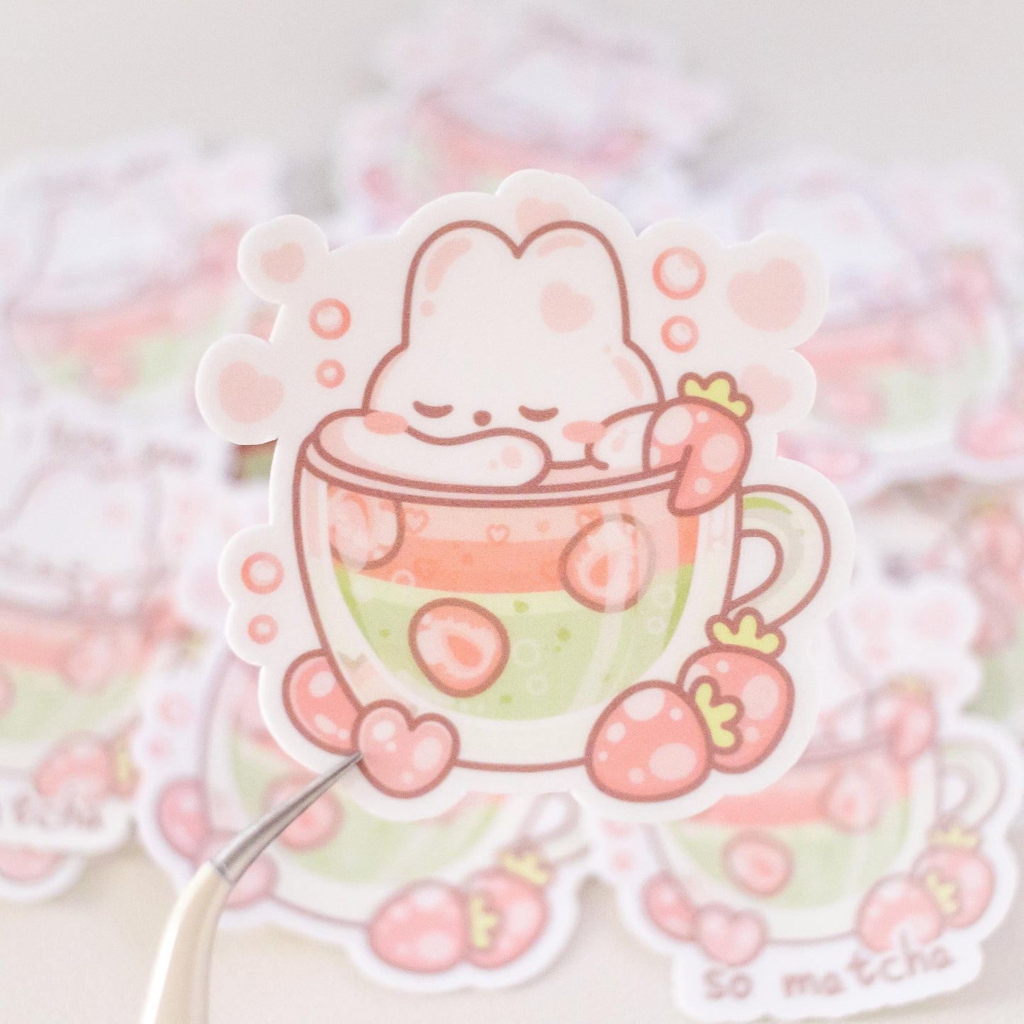 Seasons Drinks Spring Sticker Flakes