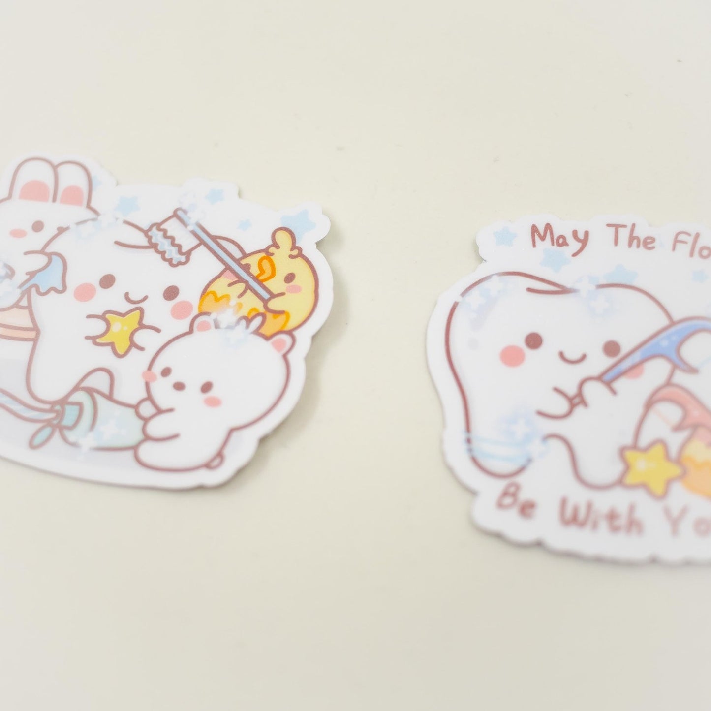 Dental Denizens Sticker Flakes