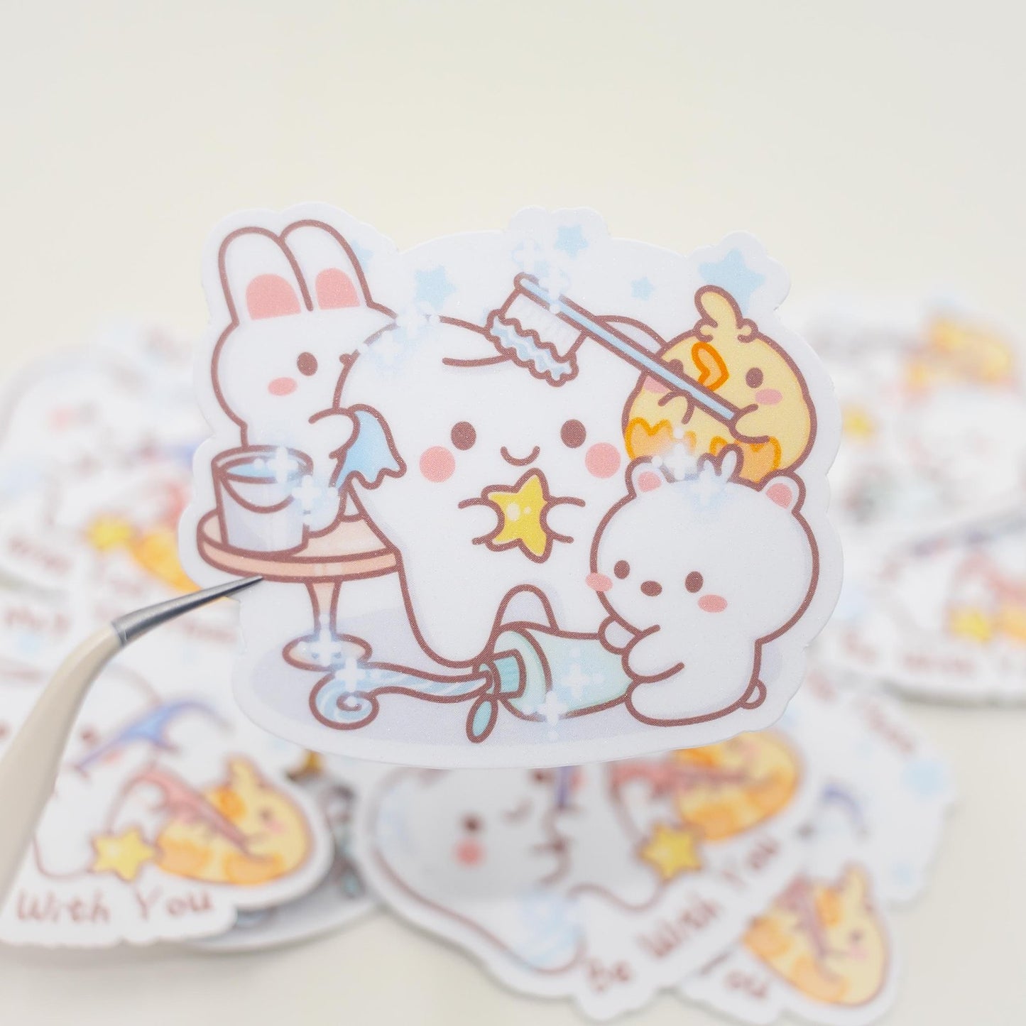 Dental Denizens Sticker Flakes