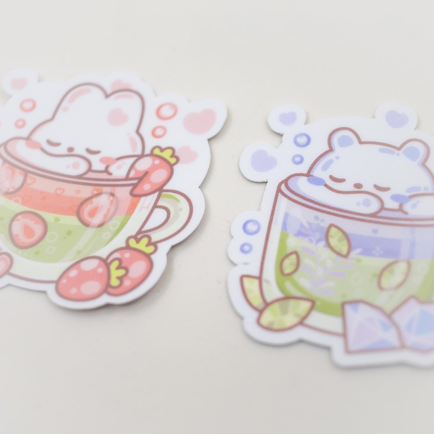 Seasons Drinks Spring Sticker Flakes