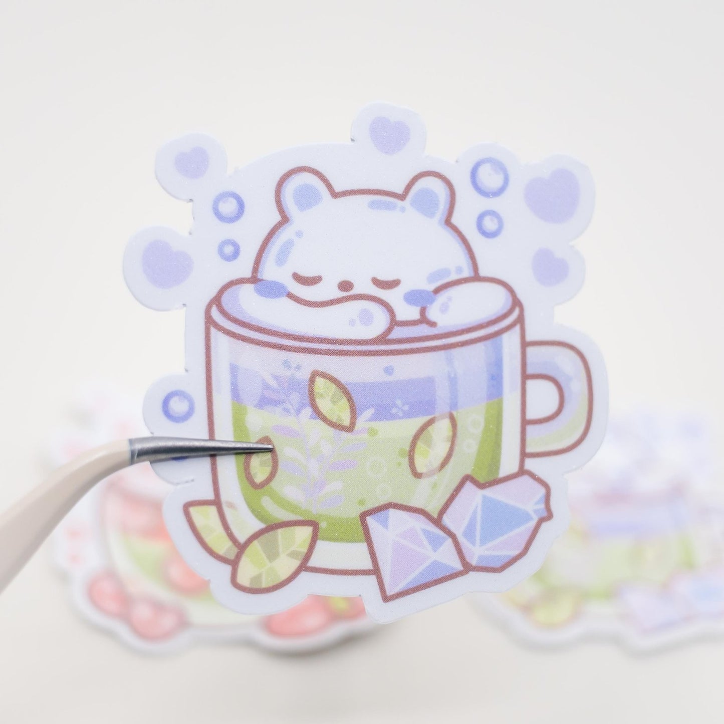Seasons Drinks Spring Sticker Flakes
