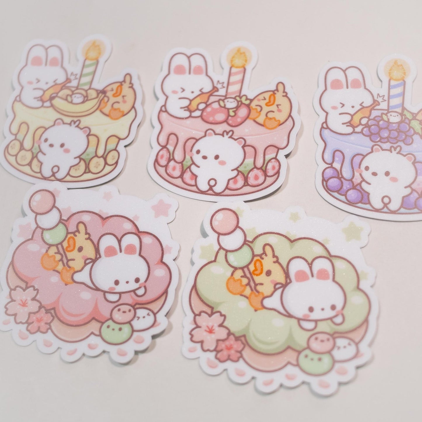 Pastel Patisserie Sticker Flakes