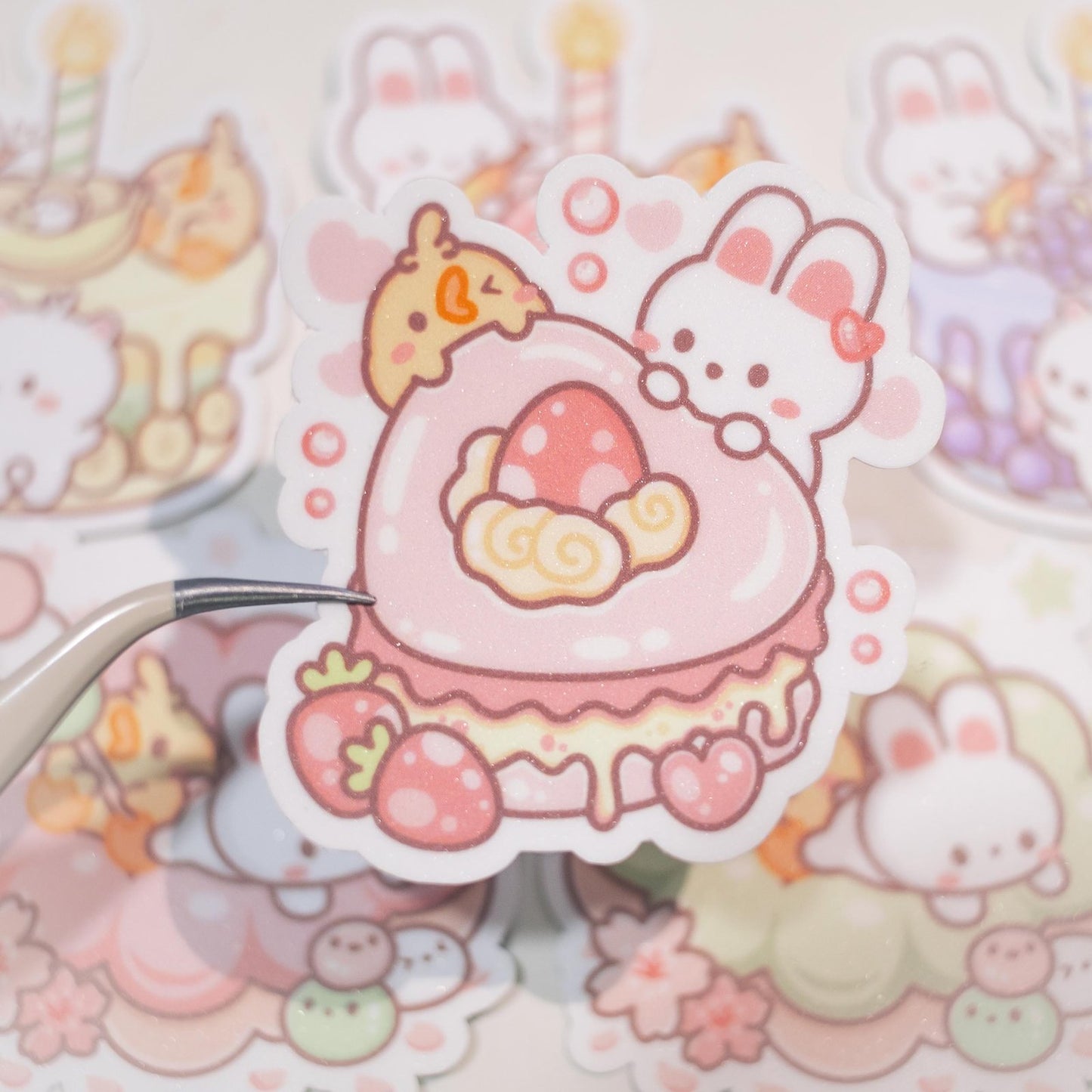 Pastel Patisserie Sticker Flakes