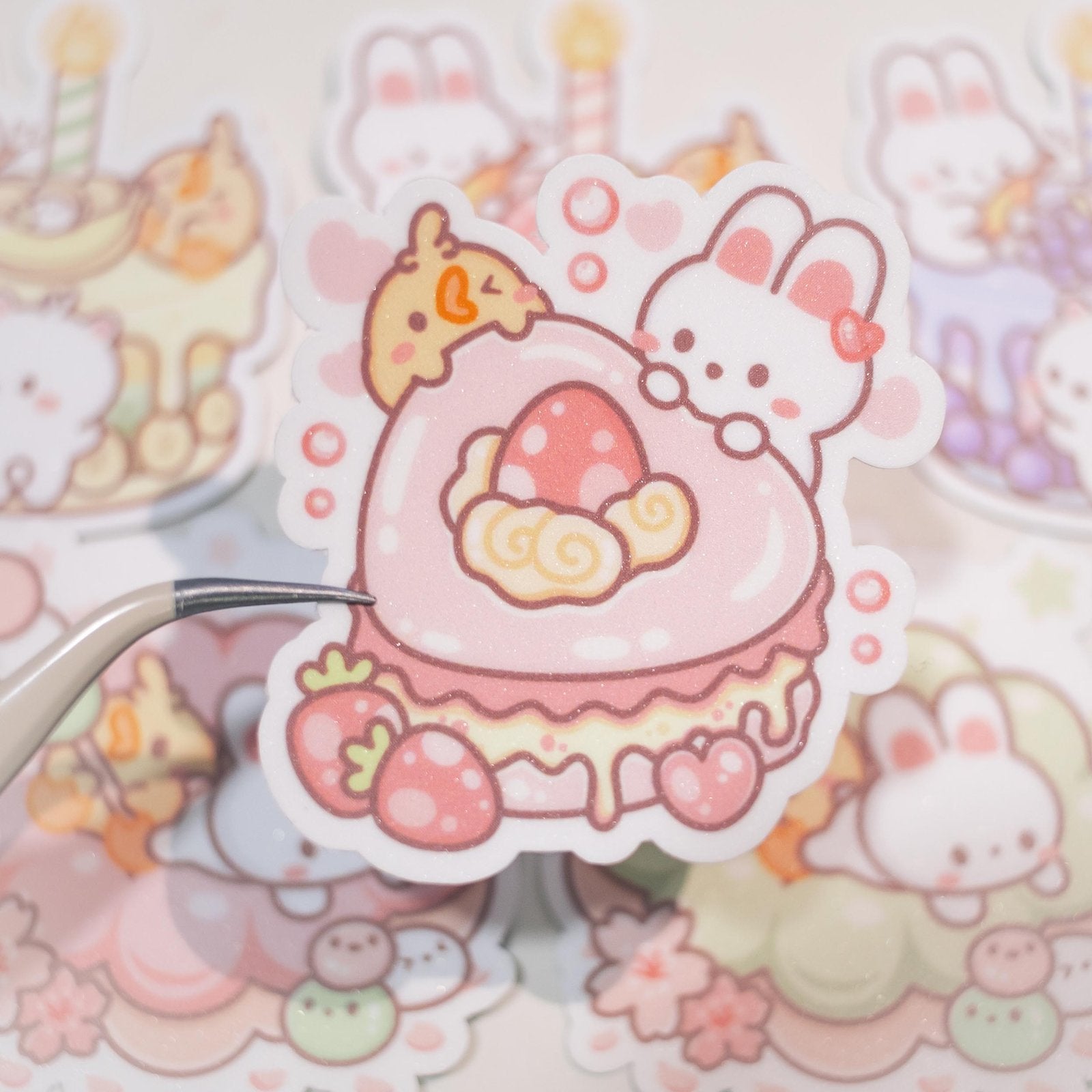 Pastel Patisserie Sticker Flakes