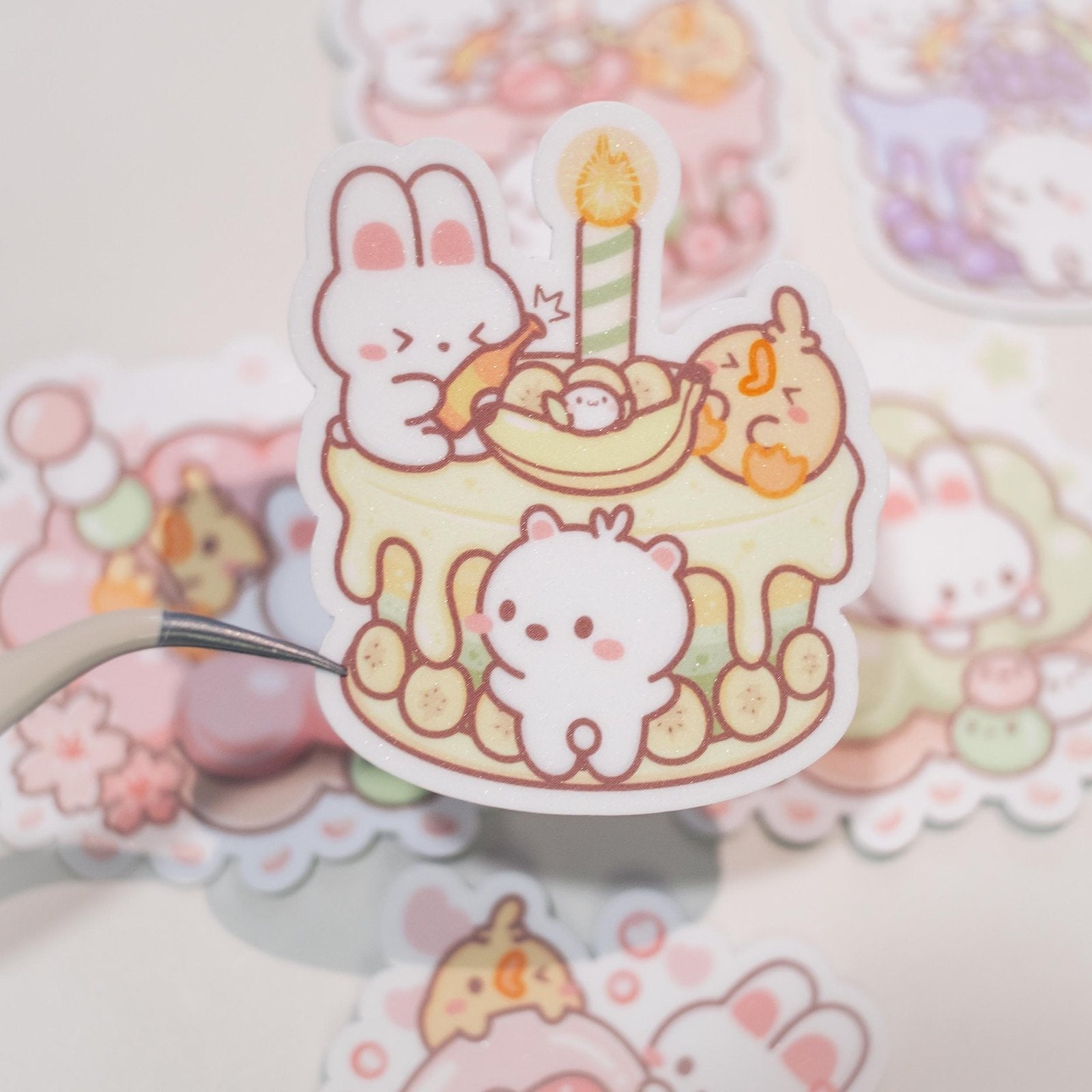 Pastel Patisserie Sticker Flakes